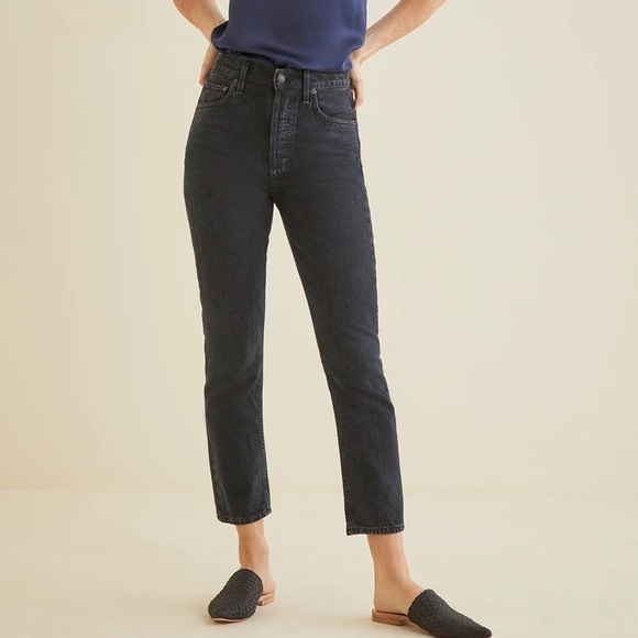 Agolde Denim - AGOLDE x Amour Vert Riley Straight Jeans